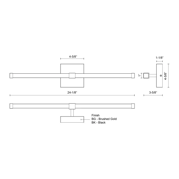 Blade 24-Inch Vanity Light - Image 11
