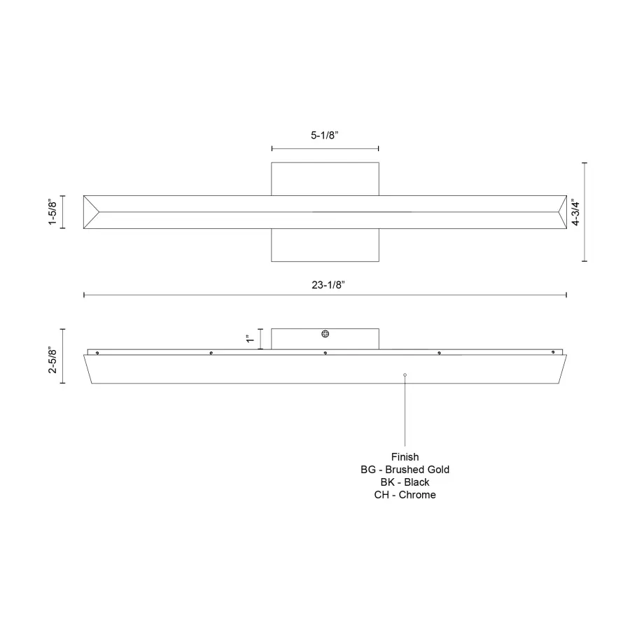 Modern Vanity Light with Versatile Mounting and Warm LED Glow - Image 4
