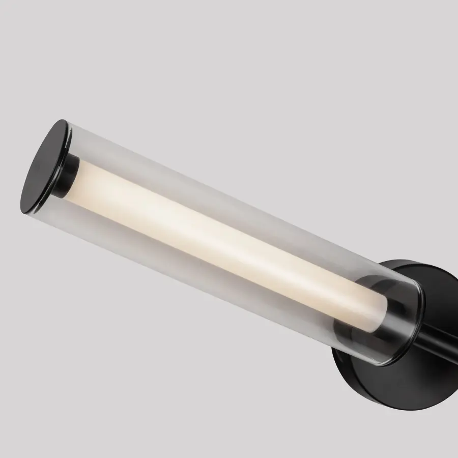 Sophisticated Dual-Cylinder LED Vanity Light with Versatile Mounting - Image 6