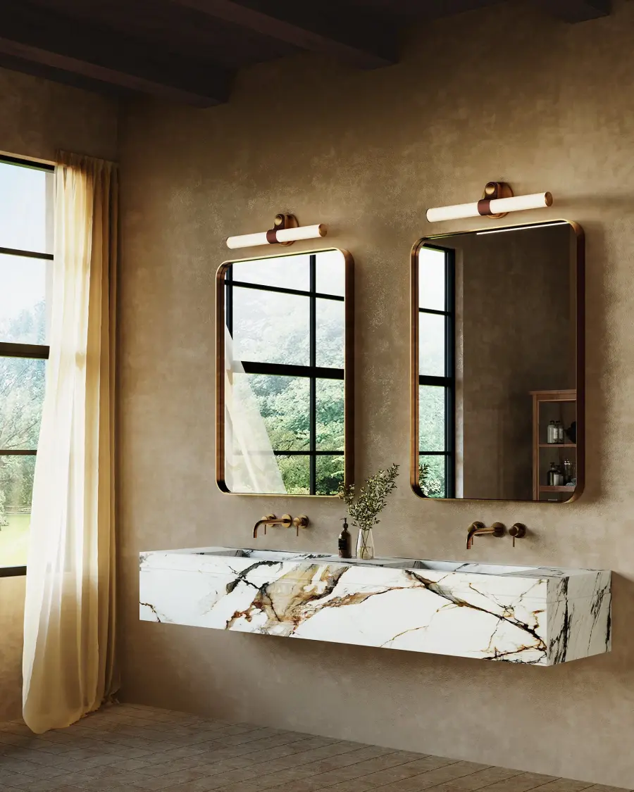 Ledger 20-Inch Vanity Light in Urban Bronze - Image 2
