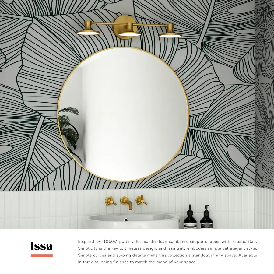 Mid-Century Inspired Vanity Light with Artistic Pottery Forms - Image 8