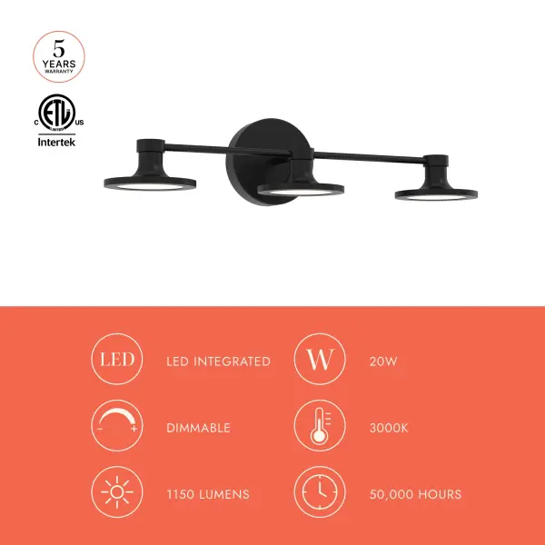 Mid-Century Inspired Vanity Light with Artistic Pottery Forms - Image 9