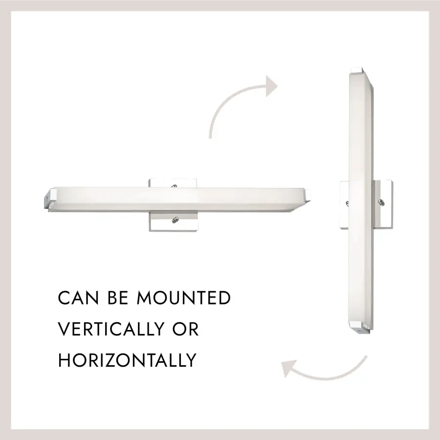 Latitude-Slim 21-Inch Chrome Vanity Light - Image 4