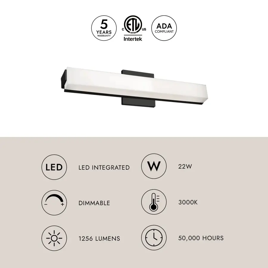 Latitude 21-Inch Vanity Light - Image 5