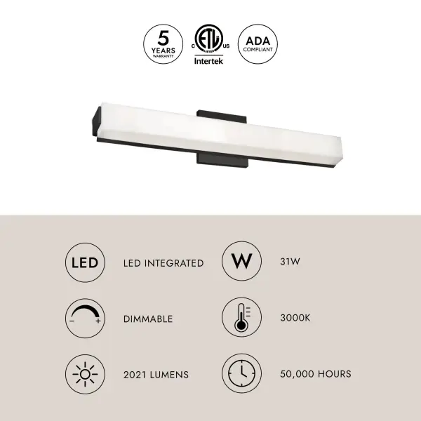 Latitude 25-Inch Vanity Light - Image 5