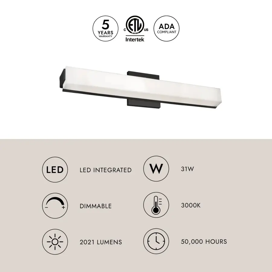 Latitude 25-Inch Vanity Light - Image 5