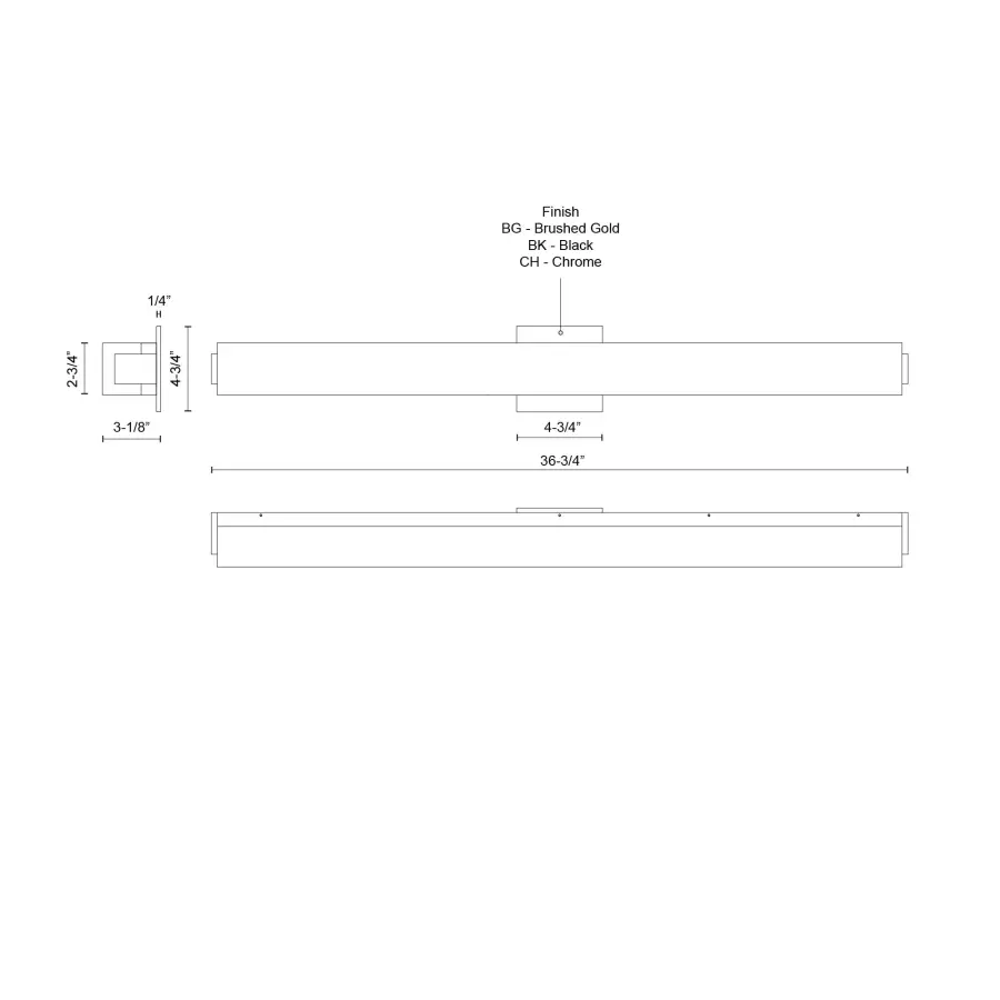 Latitude 37-Inch Vanity Light - Image 8