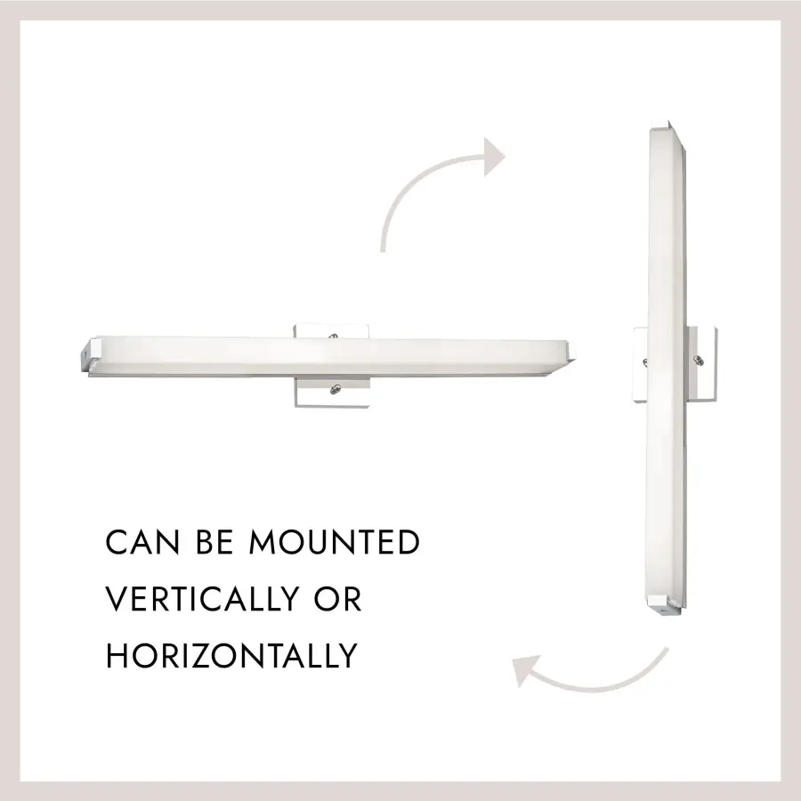 Latitude-Slim 25-Inch Chrome Vanity Light - Image 5
