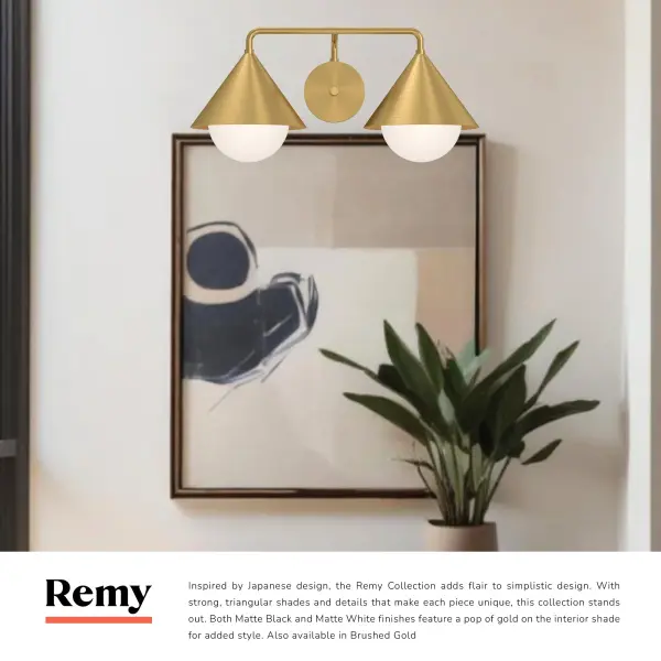Japanese-Inspired Vanity Light with Elegant Triangular Shades - Image 7