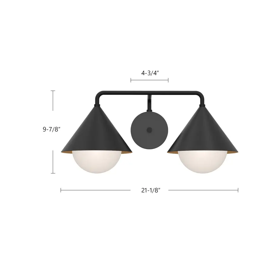 Japanese-Inspired Vanity Light with Elegant Triangular Shades - Image 10