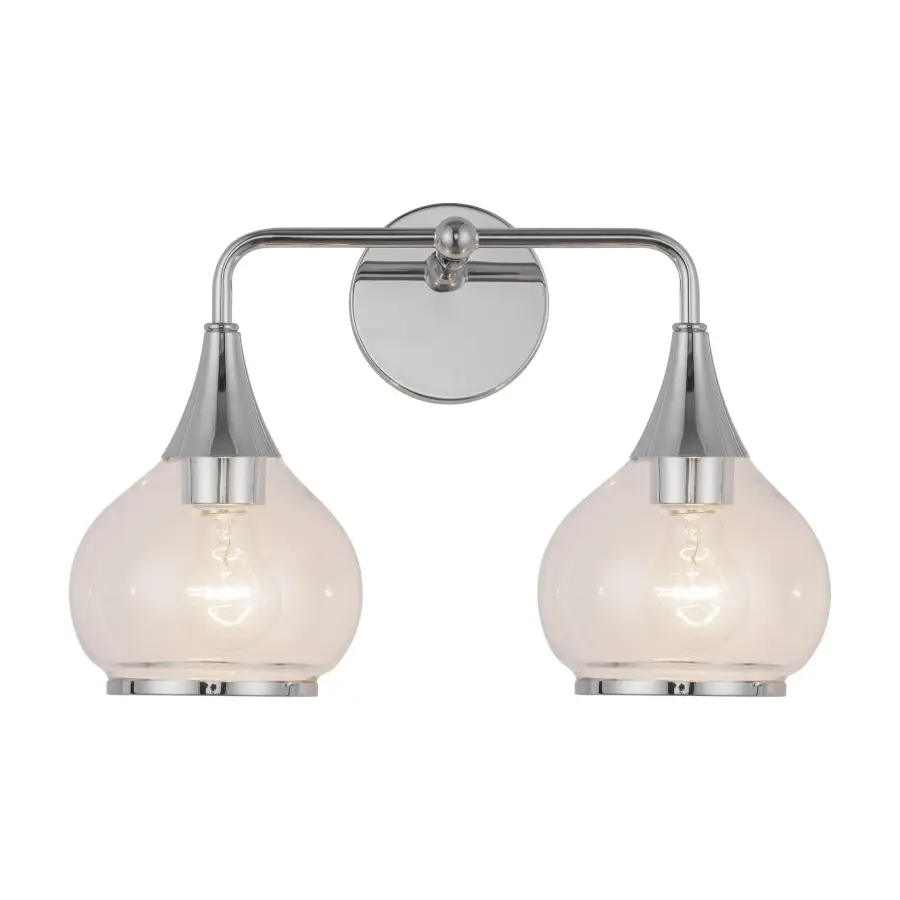 Hazel 17-Inch Vanity Light in Aged Gold - Image 12