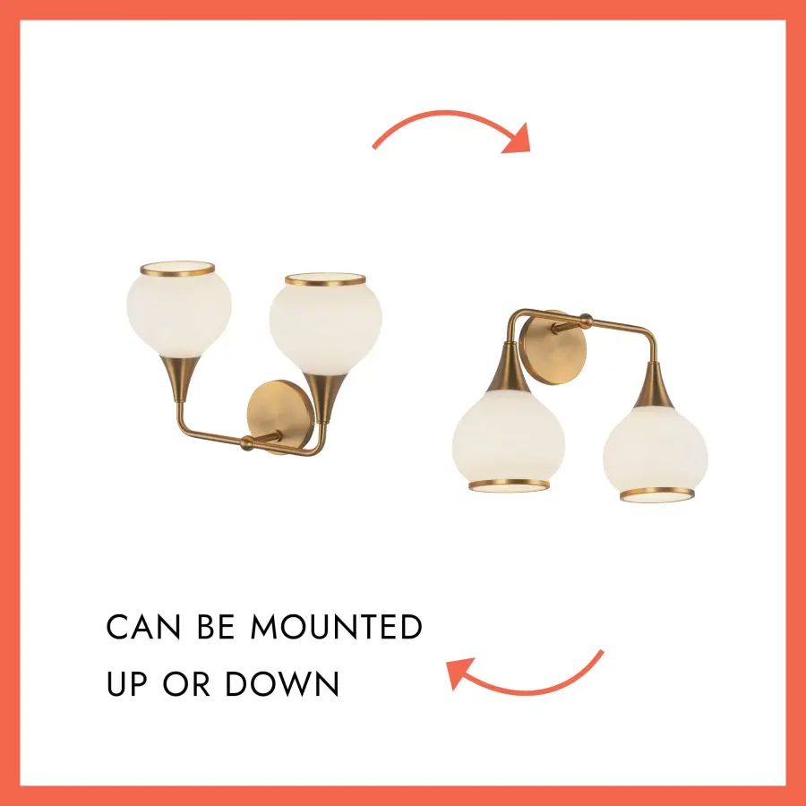 Hazel 17-Inch Vanity Light in Aged Gold - Image 20