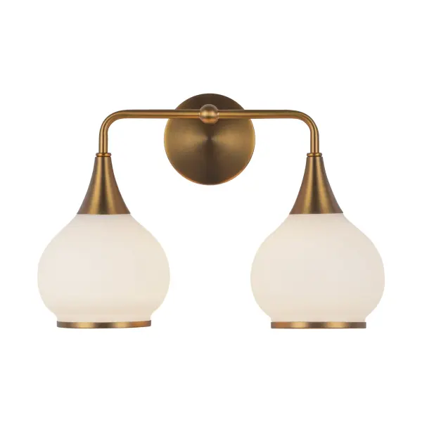 Hazel 17-Inch Vanity Light in Aged Gold - Image 7