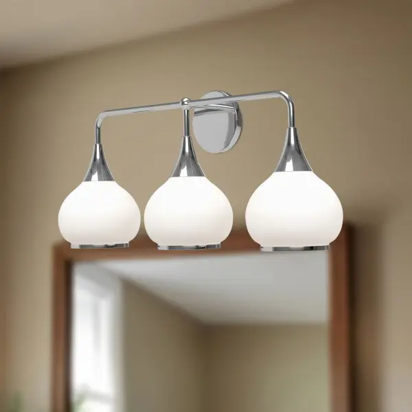 Hazel 26-Inch Vanity Light in Matte Black with Clear Glass - Image 27