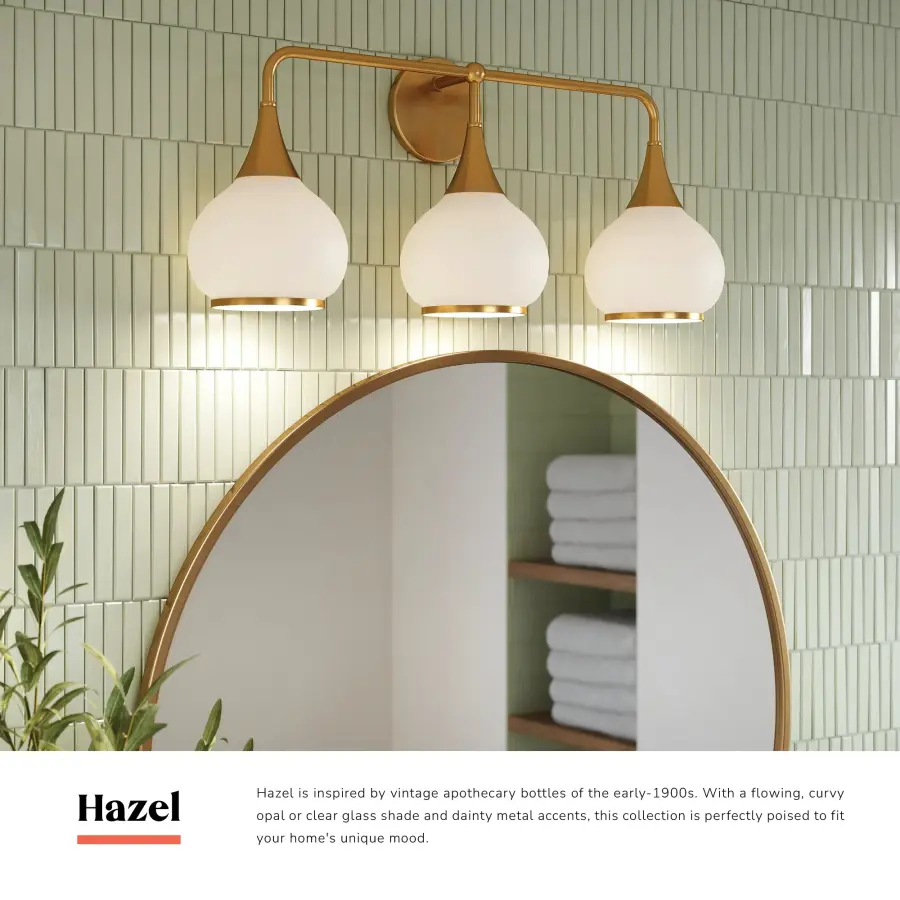 Hazel 26-Inch Vanity Light in Chrome with Clear Glass - Image 30
