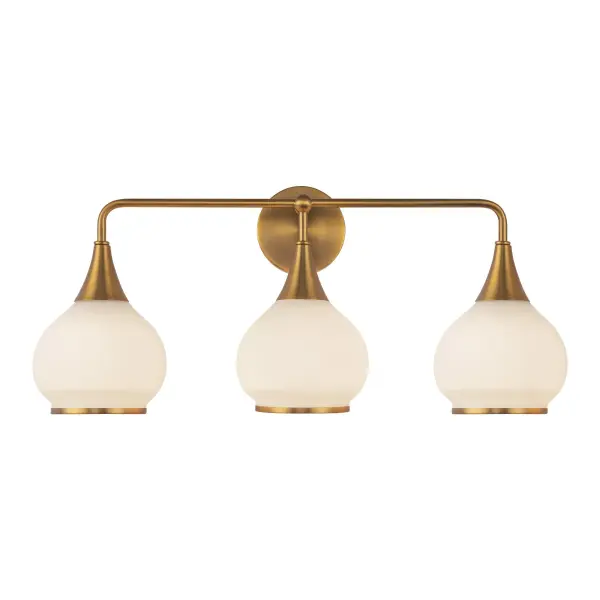 Hazel 26-Inch Vanity Light in Matte Black with Clear Glass - Image 6