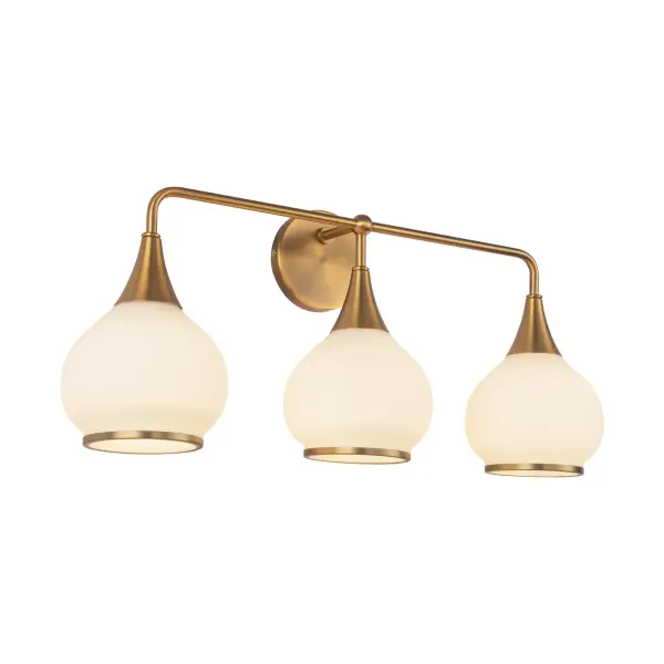 Hazel 26-Inch Vanity Light in Matte Black with Clear Glass - Image 7