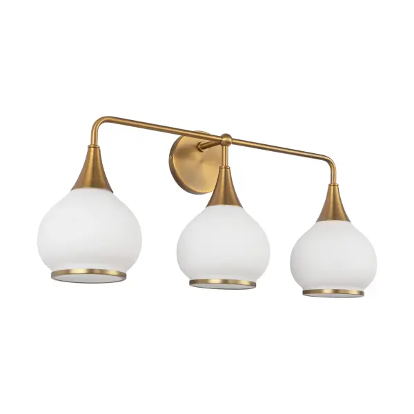 Hazel 26-Inch Vanity Light in Matte Black with Clear Glass - Image 8