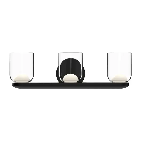 Elegant Dual-Glass Vanity Light with Versatile Mounting Options - Image 3