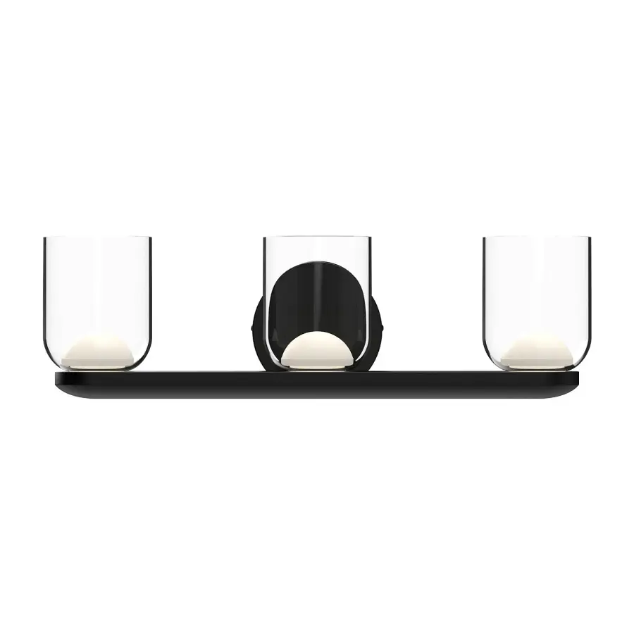 Elegant Dual-Glass Vanity Light with Versatile Mounting Options - Image 3