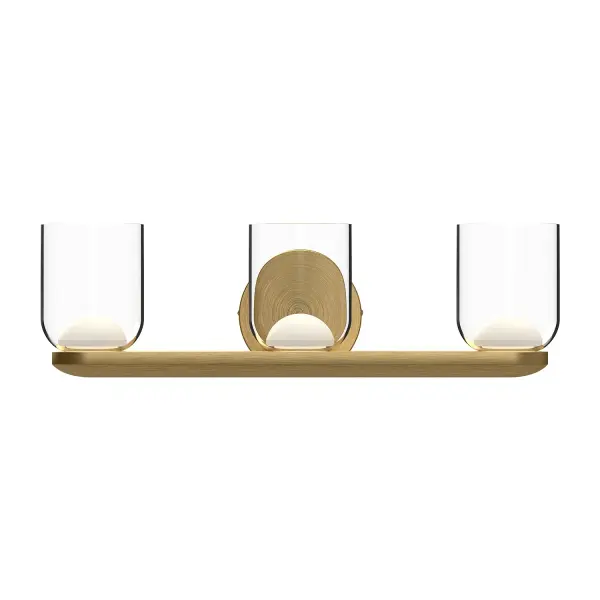 Elegant Dual-Glass Vanity Light with Versatile Mounting Options - Image 5