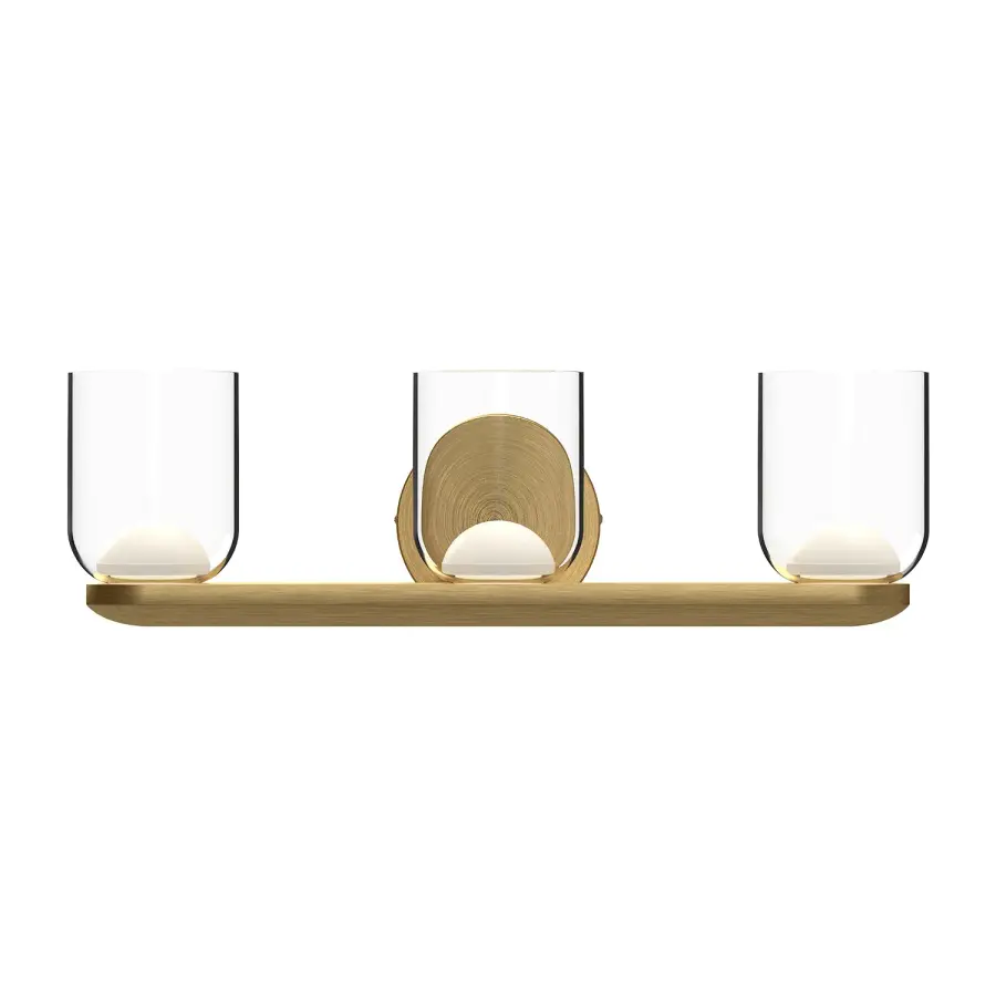 Elegant Dual-Glass Vanity Light with Versatile Mounting Options - Image 5