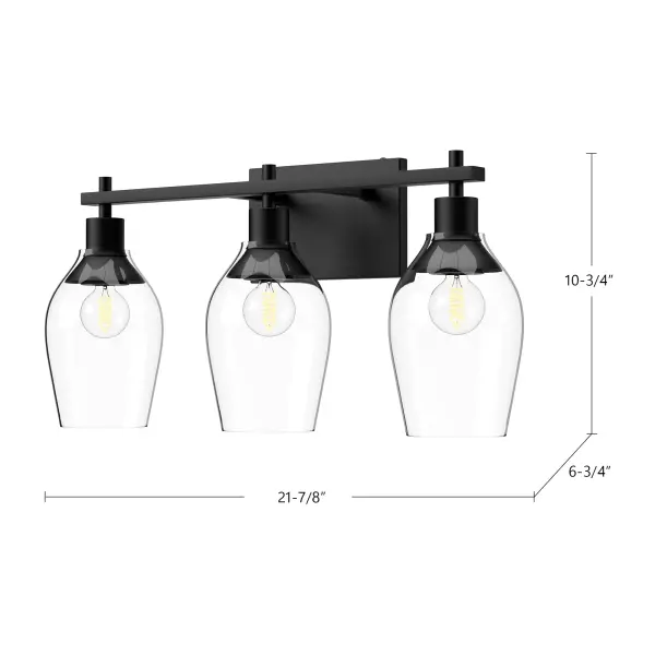 Kingsley 22-Inch Vanity Light in Aged Gold - Image 10
