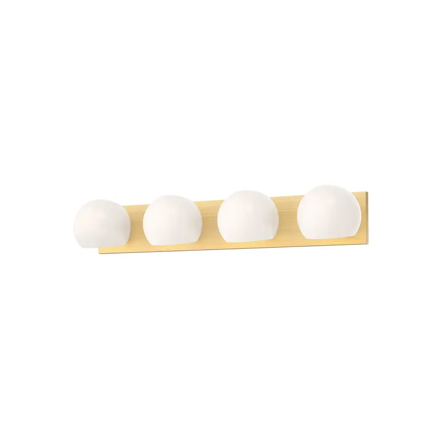 Willow 31-Inch Vanity Light in Brushed Gold - Image 1