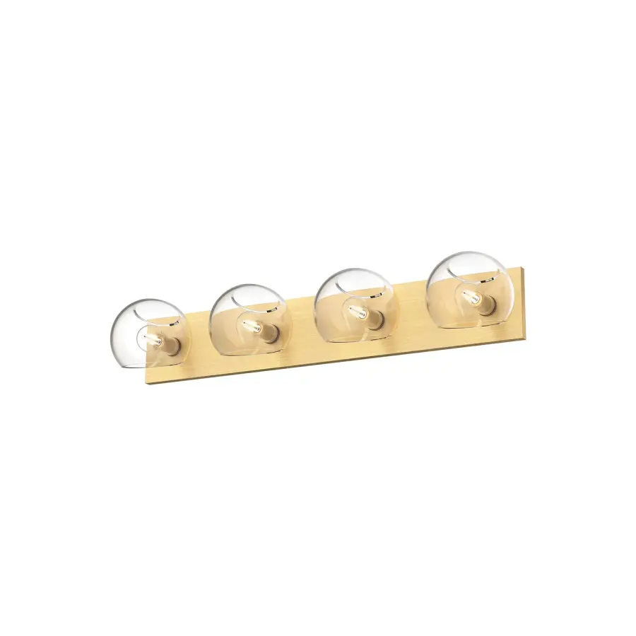 Willow 31-Inch Vanity Light in Brushed Gold - Image 6