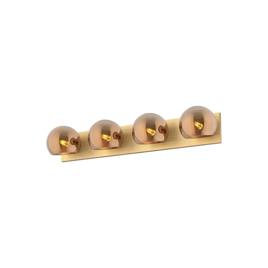 Willow 31-Inch Vanity Light in Brushed Gold - Image 8