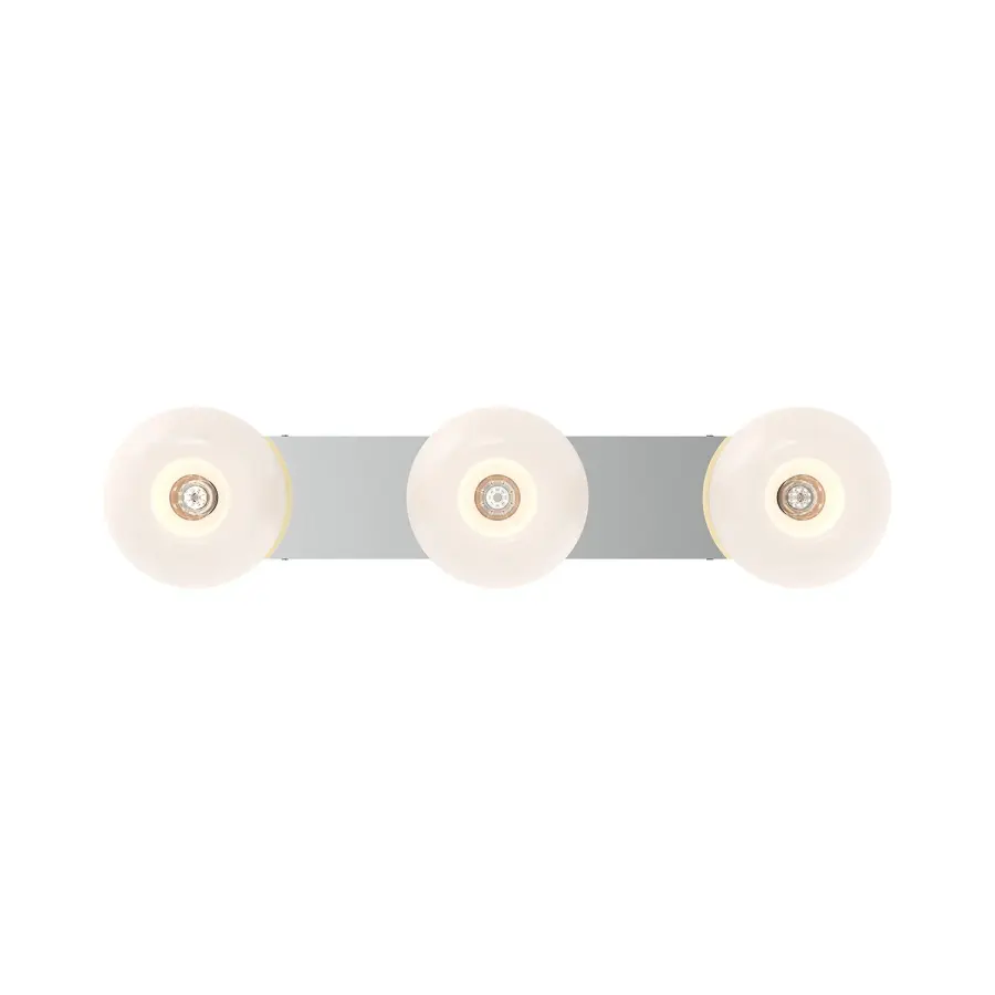 Samar 32-Inch Vanity Light in Brushed Gold - Image 1