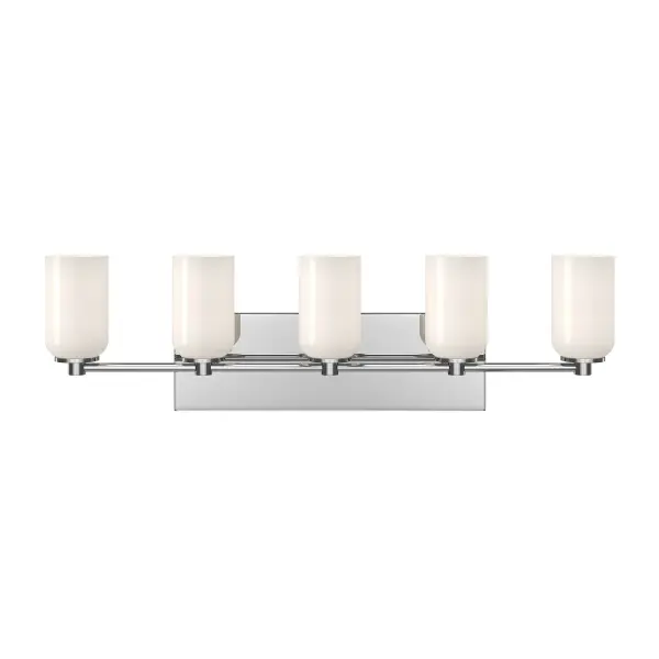 Nola 32-Inch Vanity Light in Brushed Gold - Image 1