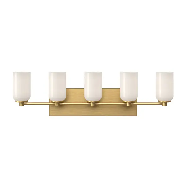 Nola 32-Inch Vanity Light in Brushed Gold - Image 3