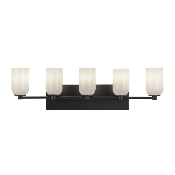 Nola 32-Inch Vanity Light in Brushed Gold - Image 6