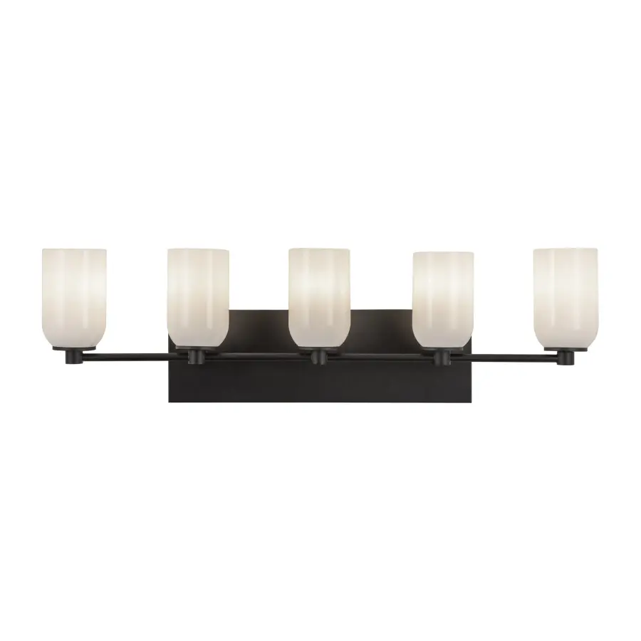Nola 32-Inch Vanity Light in Brushed Gold - Image 6
