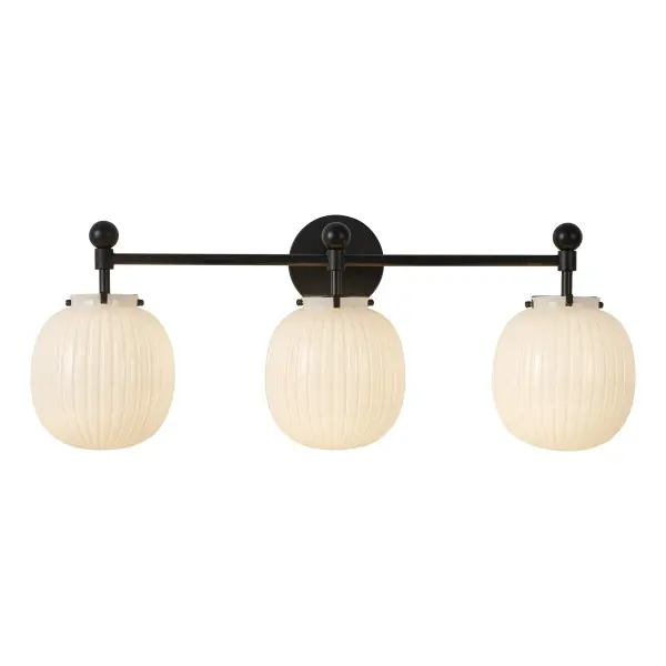 Cherise 28-Inch Vanity Light in Matte Black - Image 13