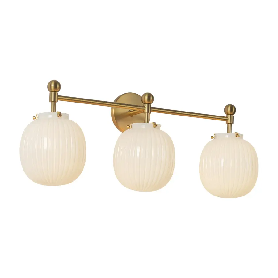 Cherise 28-Inch Vanity Light in Matte Black - Image 3