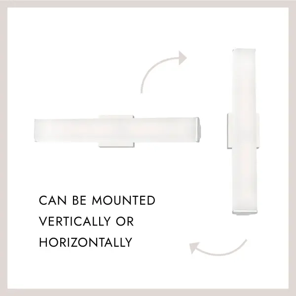 Sleek Modern Vanity Light with Adjustable Positioning - Image 5