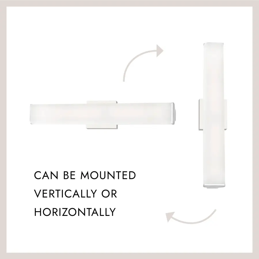 Sleek Modern Vanity Light with Adjustable Positioning - Image 5