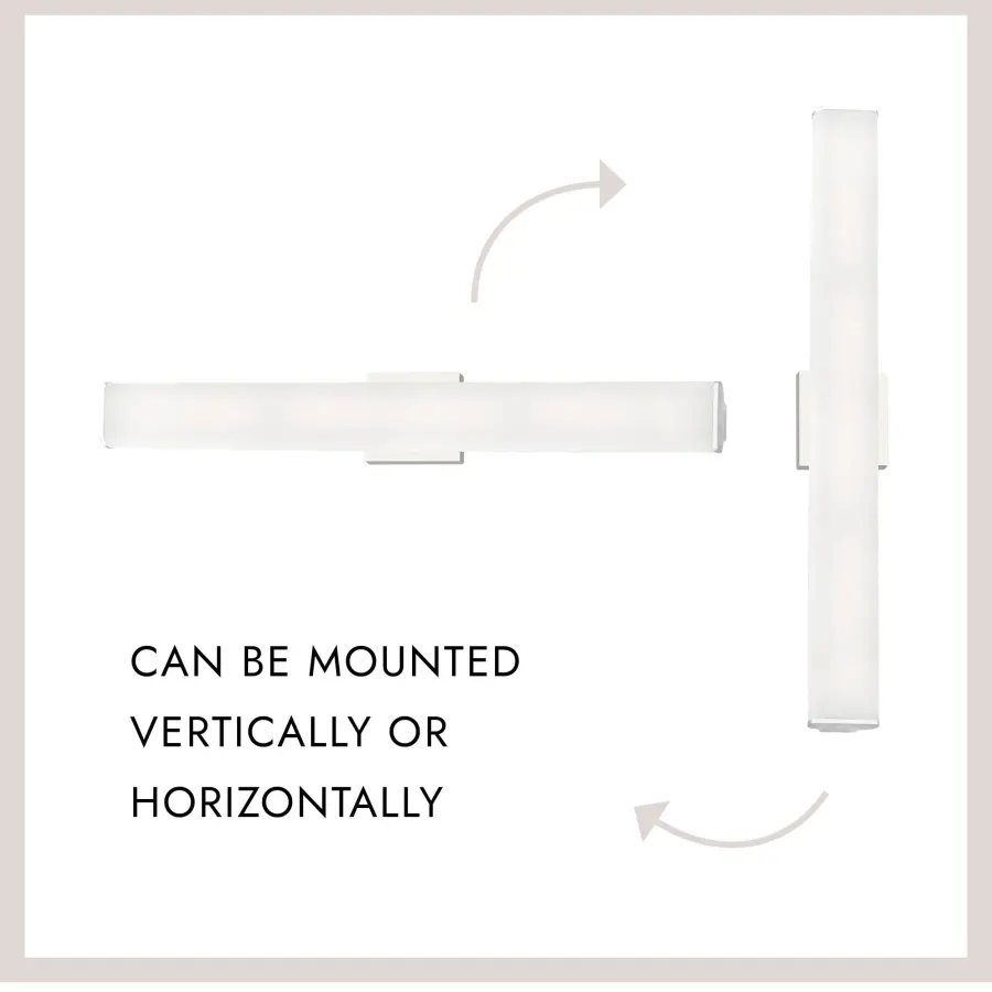 Sleek 36-Inch LED Vanity Light with Adjustable Positioning - Image 5