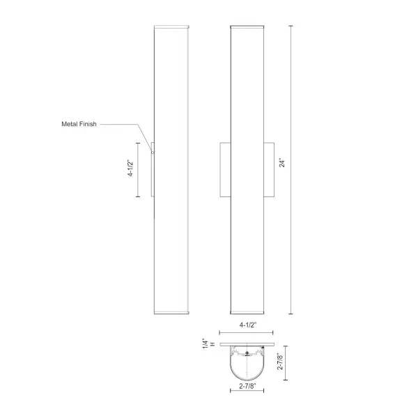 Longitude 24-Inch Vanity Light - Image 4