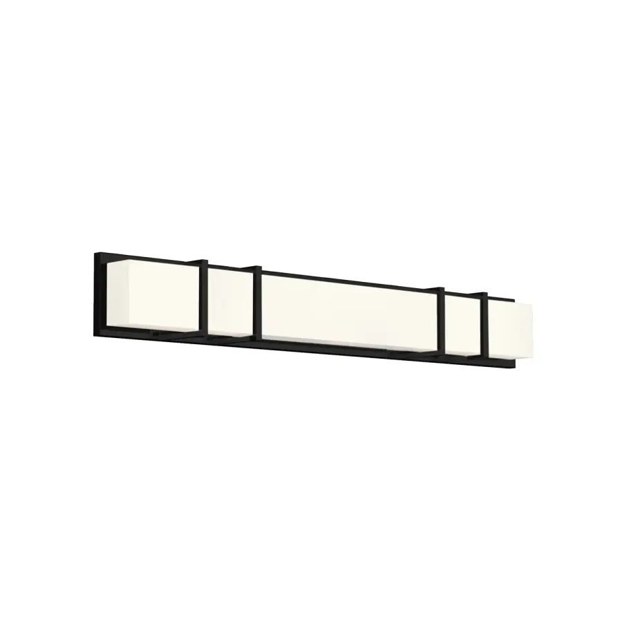 Alberni 38-Inch Vanity Light in Matte Black - Image 4