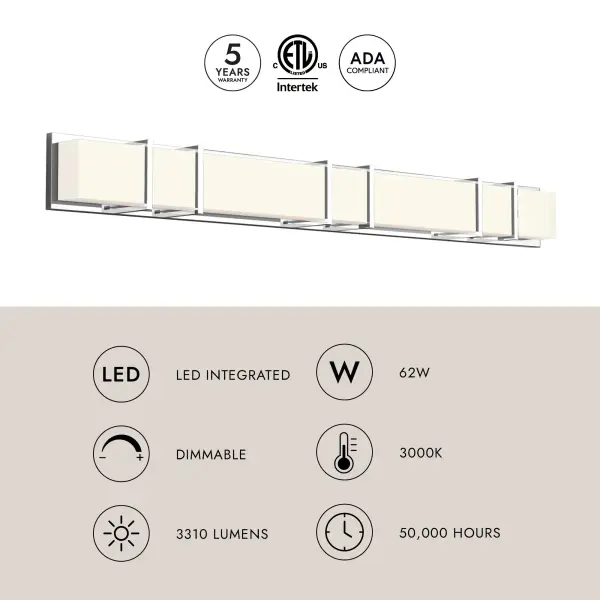 Alberni 50-Inch Vanity Light - Image 4