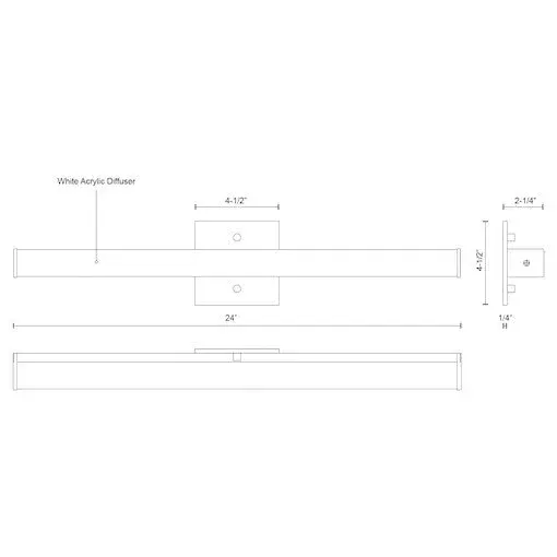 Jane-Slim 24-Inch Vanity Light - Image 3