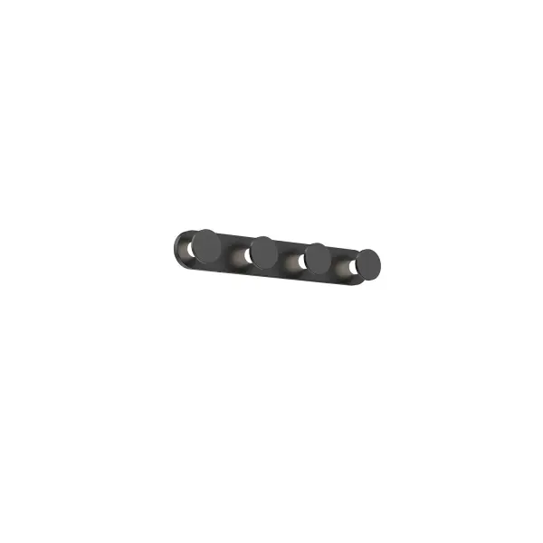Edna 16-Inch Vanity Light in Matte Black - Image 3
