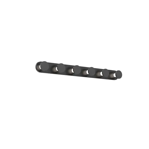 Edna 25-Inch Vanity Light in Matte Black - Image 3