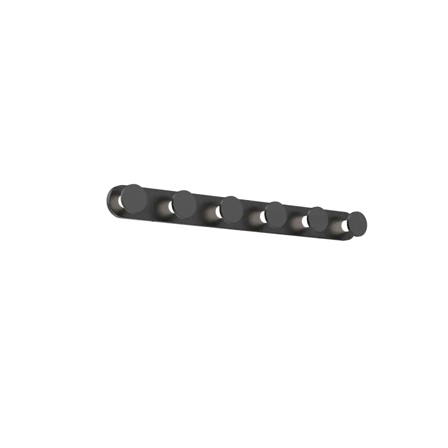 Edna 25-Inch Vanity Light in Matte Black - Image 3