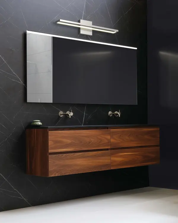 Brio 24-Inch Vanity Light in Matte Black - Image 3