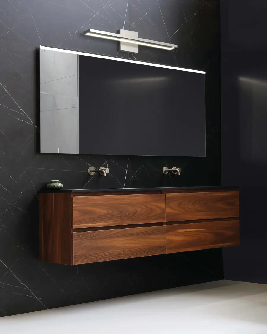 Brio 24-Inch Vanity Light in Matte Black - Image 3