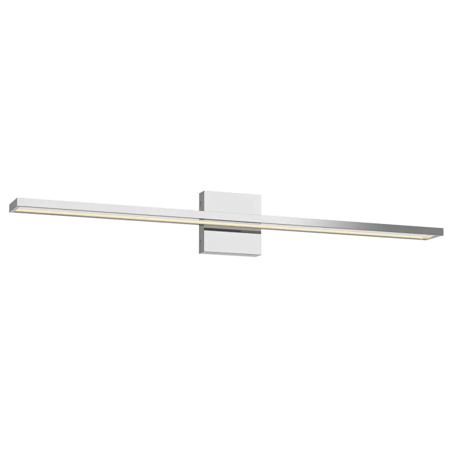 Modern 36-Inch Chrome Vanity Light with Integrated LED - Image 6